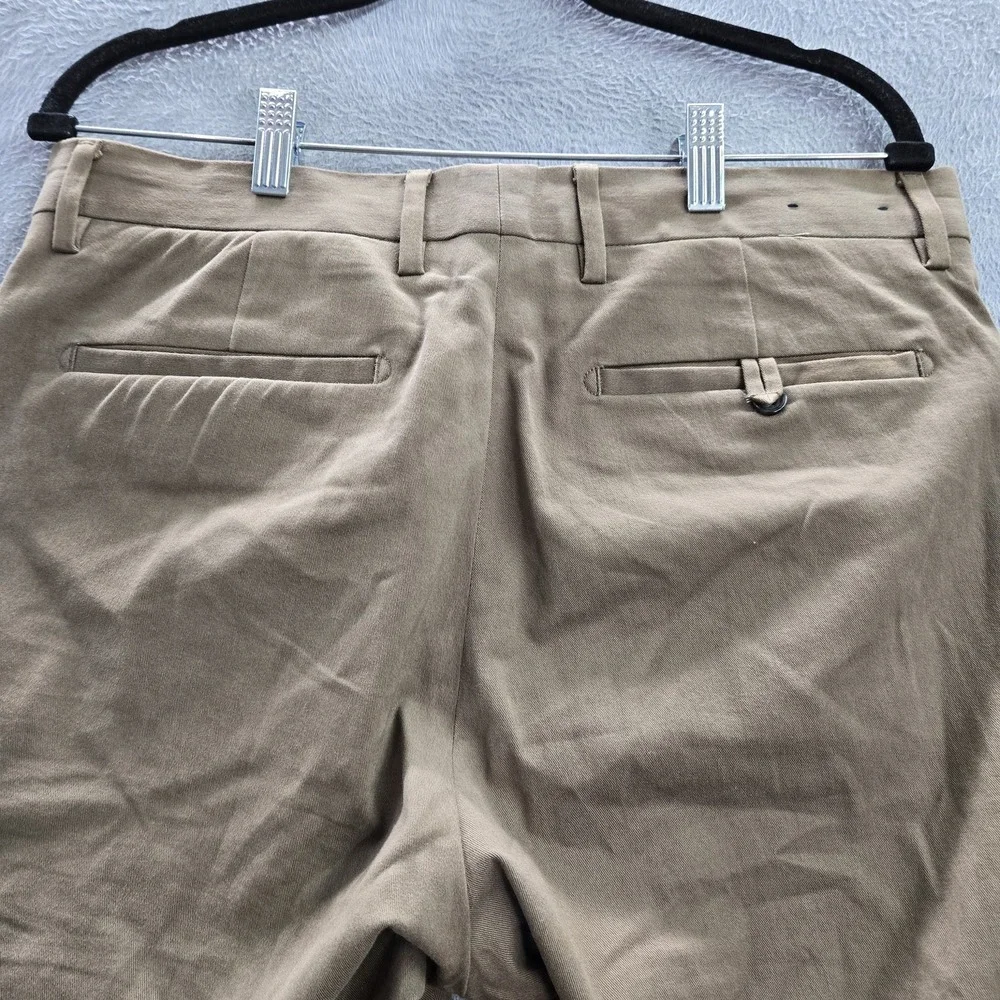 Banana Republic Men‎ Pants 33X32 Brown Straight Dress Chino Mid Rise Pockets